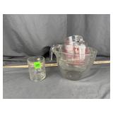 Vintage Pyrex & Anchor Hocking Measuring Cups