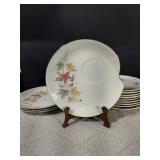13 Vintage Taiko Japan Autumn Leaf Snack Plate Lot