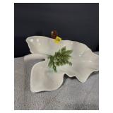 Vintage Hull Pottery Tuscany Grape Leaf Bowl #19