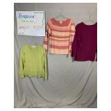 Chadwick's St John's Bay Knit Sweaters 3-Piece Lot