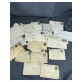 Vintage 1910s-1950s Postal History Ephemera Lot