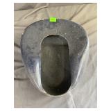 Vintage Blue Graniteware Enamel Bedpan
