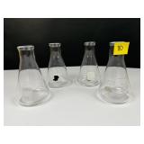 Vintage Pyrex 250ml Erlenmeyer Flasks Variety Lot