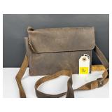 Hide and Drink Brown Distressed Leather Bag