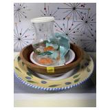 Kitchen & Dining Lot: Pier 1 & Palermo Bowls