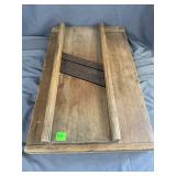Vintage Primitive Wood Cabbage Slicer Mandoline