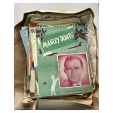 Vintage Sheet Music Box Lot