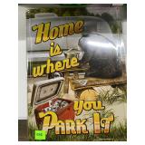 Home Is Where You Park It JQ Licensing Tin Sign