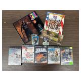 Sports Memorabilia and Video Games Assorted Lot