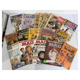 Vintage MAD Magazine and Comic Books Assorted Lot