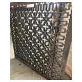 Antique Cast Iron Architectural Vent Grate Large