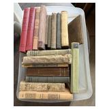 Vintage & Antique Hardcover Book Tub Lot