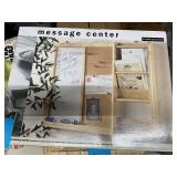 Kamenstein Wood Message Center Board