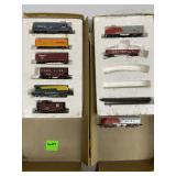Vintage N Scale Toy Train Cars and Engines Lot