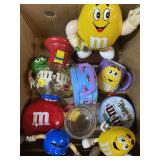 M&M Candy Dispensers & Containers Lot