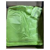 Lime Plastic T-Shirt Shopping Bags Case