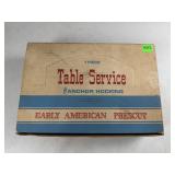 Anchor Hocking Early American Prescut Table Servic