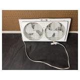 Comfort Zone 9-Inch Twin Window Fan