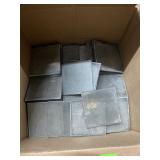 Square Textured Glass Lens Tiles Box Lot