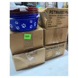 Petwares Plus Plastic Paw Print Pet Dishes Case
