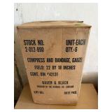 Bauer & Black Vintage USGI 22x18 Bandage Box