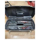 Ratchet Wrench and Hand Tool Lot with Tool Box