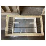 Vintage Wall Display Shelf/Mirror