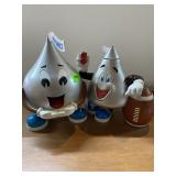 Hershey's Kisses Plastic Dispenser Lot of 2