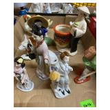 Vintage Porcelain Figurines and Planters Box Lot