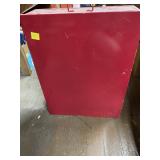 Red Metal Storage Cabinet Wall Mount Box