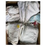 Vintage White Linens and Textiles Box Lot
