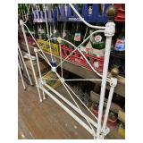 Antique Wrought Iron Bed Frame with Side Rails