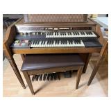 vintage Hammond electronic spinet organ