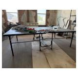 Folding Ping Pong Table & Paddle Accessories Lot