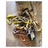 Tree Climbing Harness & Safety Lanyard Lineman Lot