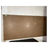 Brown Masonite Wall Mounting Pegboard Panel