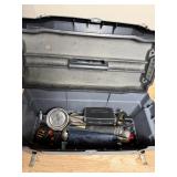 Rubbermaid Roughneck Plastic Tool Box with Tools
