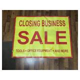 Closing Business Sign