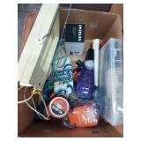 Mixed Household Box With GE Makeup Mirror