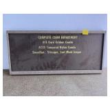Ace ACCO Comb Display Case Wooden Frame