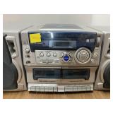 Aiwa CA-DW247U CD Radio Dual Cassette Boombox
