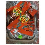 Aluminum Roasting Pans Stack with Serving Tongs