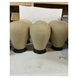 Canvas Block Mannequin Wig Head Block Lot