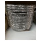 Disposable Aluminum Oval Roasting Pans Stack