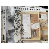 Kamenstein Hardwood Wall Message Center