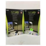 Ivy LED USB Desk Lamp Lot of 2