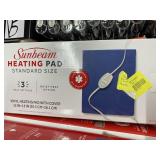 Sunbeam Standard Size Vinyl Heating Pads Pair