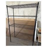 Black Wire 4-Tier Heavy Duty Shelving Unit