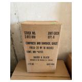 Bauer & Black Dec 1952 USGI Field Bandage Box