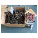 Powork Computer Power Supply & Cable Box Lot